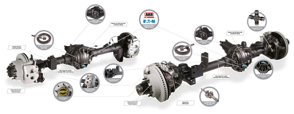 2007-2018 Jeep Wrangler JK Rear - Ultimate Dana 60 Crate Axle – Rigid Axle