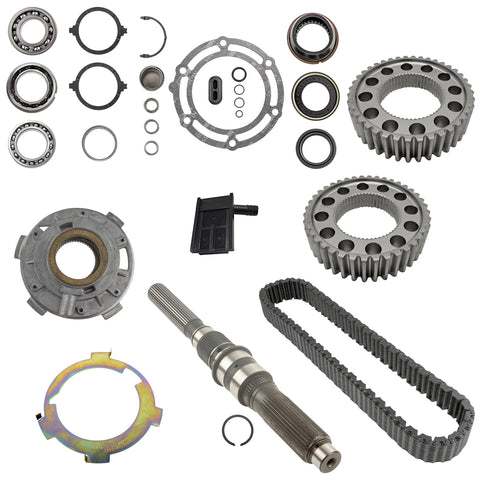 NP263XHD Transfer Case Rebuild Kit w/ Bearings Chain Sprockets Pump Main Shaft